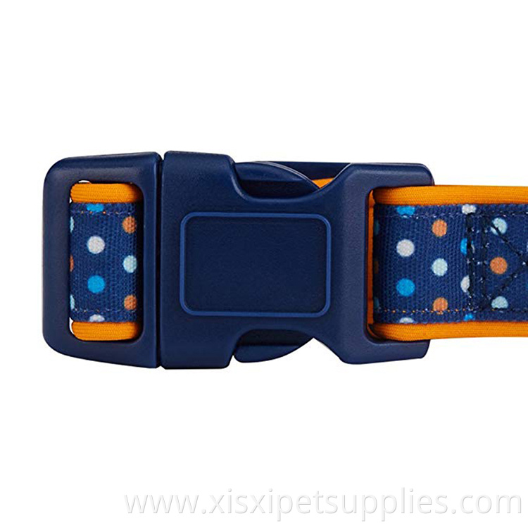 Pet Soft & Comfortable Polka Dots Diamond Houndstooth Pattern Dog Collar